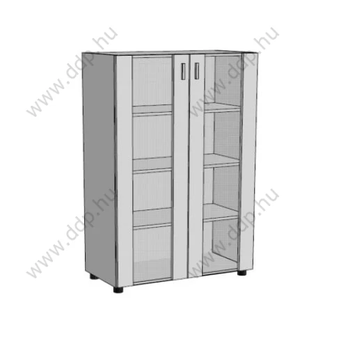 Szekrény 4 rendezős F-4R.02-80, 80x40x143 cseresznye
