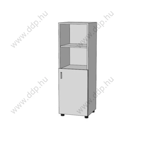 Szekrény 4 rendezős F-4R.04-40, 40x40x143 J calvados