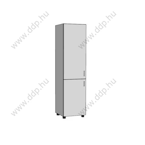 Szekrény 5 rendezős F-5R.14-40,  40x40x179 B Calvados/barna