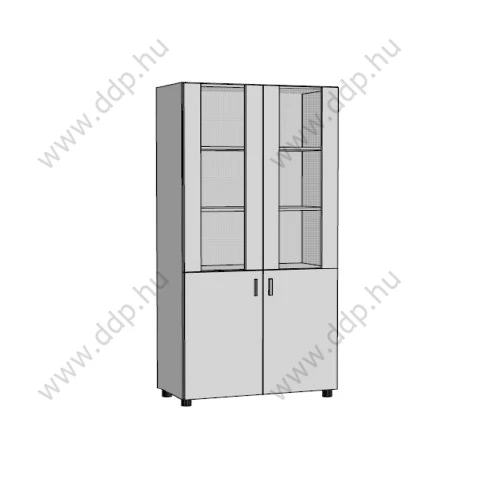 Szekrény 5 rendezős  F-5R.24-80, 80x40x179 Calvados/barna