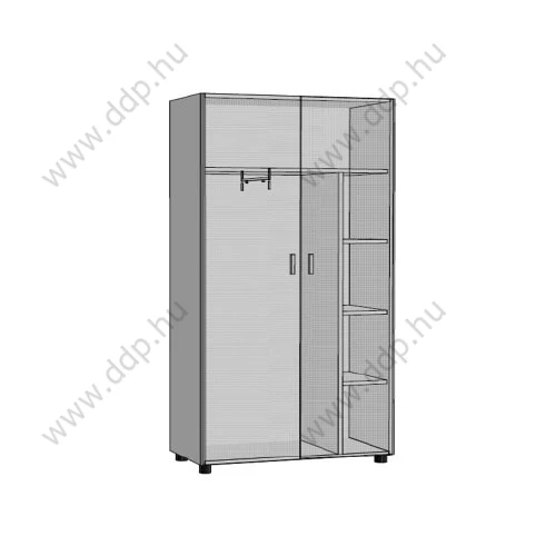 Gardróbszekrény F-5R.05-80, 80x40x179 calvados