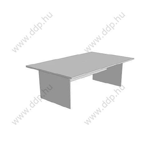 Tárgyalóasztal F-100.LL 200x120x75 Bükk/világosbarna