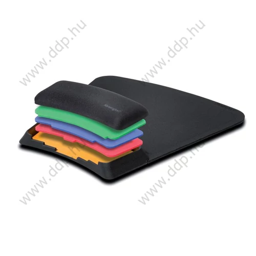 Egérpad csuklótámasszal, szivacsos, KENSINGTON SmartFit -K55793EU- egéralátét