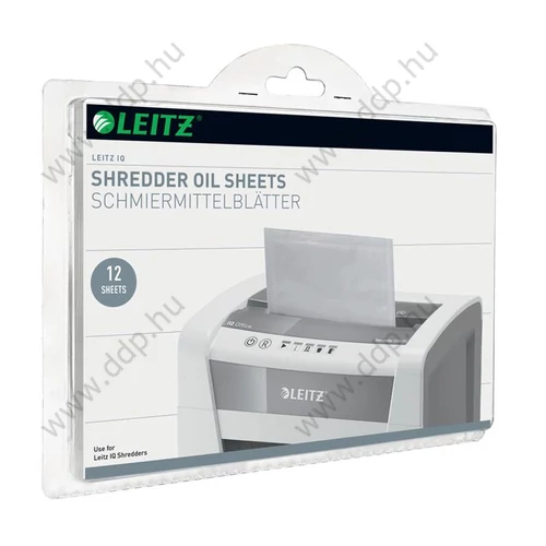 Olajozó lap iratmegsemmisítőhöz LEITZ 12db/csm -80070000-