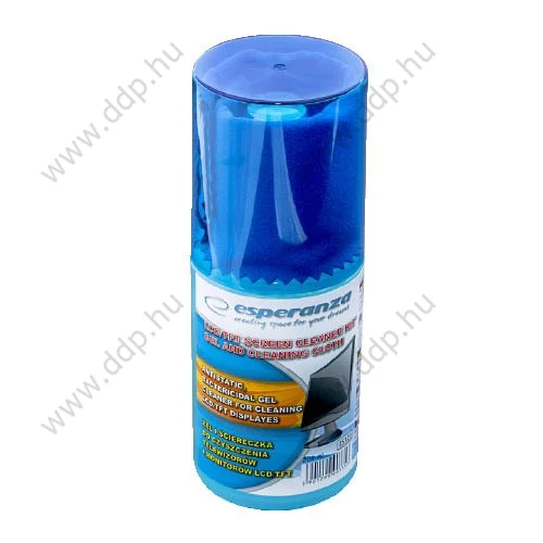 Tisztítógél törlőkendővel ESPERANZA LCD/TFT 200ml