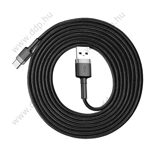 Adatkábel Baseus cafule USB lightning 2.4A 1m CALKLF-B19 fekete