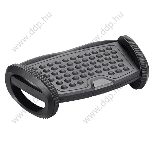Lábtámasz Q-CONNECT KF17987 billenő fekete lábtartó