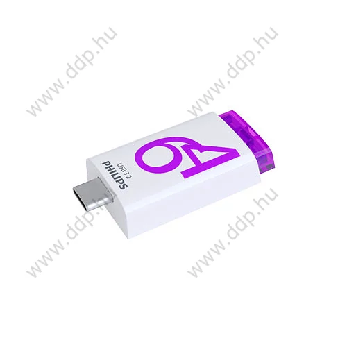 USB drive PHILIPS USB 3.2 Gen 1 64 GB USB-C lila