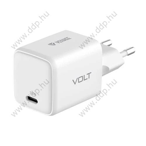 Hálózati töltő YENKEE 18+20W GaN YAC G38