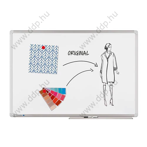 Fehértábla 100x150cm Univerzal Plus zománcozott Legamaster mágnestábla