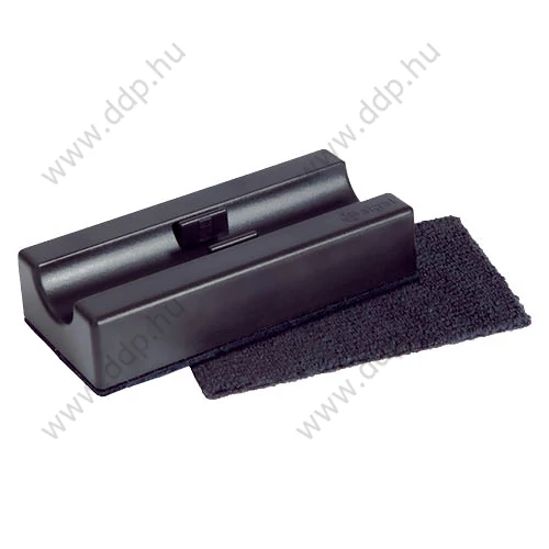 Táblatörlő tolltartóval mágneses SIGEL BA150, fekete 130x60x30mm cserélhető betéttel