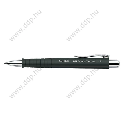 Golyósirón Poly Ball M fekete FABER-CASTELL golyóstoll -241199-