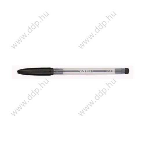 Golyósirón Spoko 0115 eldobható fekete golyóstoll -S011501150-