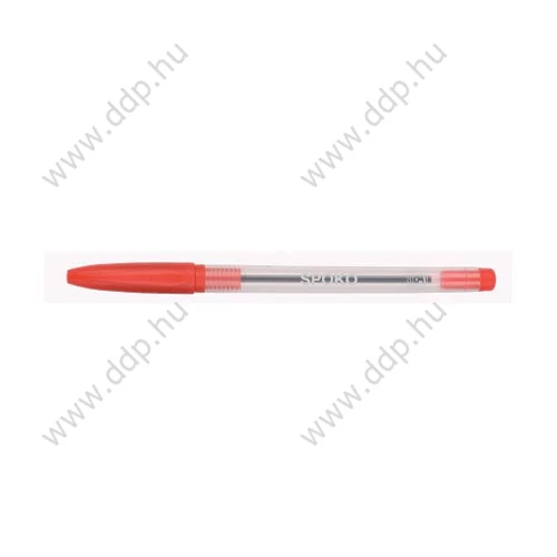 Golyósirón Spoko 0115 eldobható piros golyóstoll -S011503150-