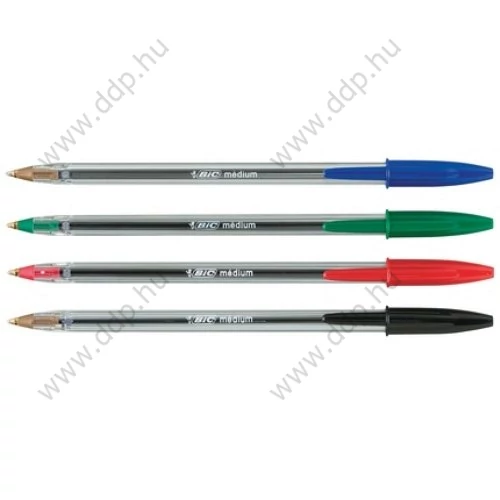 Golyósirón BIC Cristal Medium piros golyóstoll -847899-