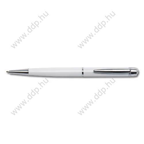 Golyósirón Lille Pen 14cm, fehér SWAROVSKI kristállyal fehér golyóstoll ART Crystella