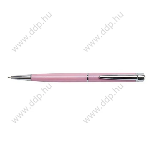 Golyósirón Lille Pen 14cm, fehér SWAROVSKI kristállyal rózsaszín golyóstoll ART Crystella