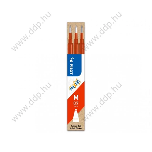 Roller betét Pilot FriXion 3db-os piros zseléstollhoz -BLS-FR-7-R-S3-