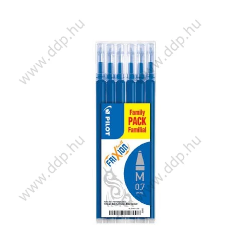 Rollerirón betét Pilot Frixion 6db Kék - 07 zseléstollhoz