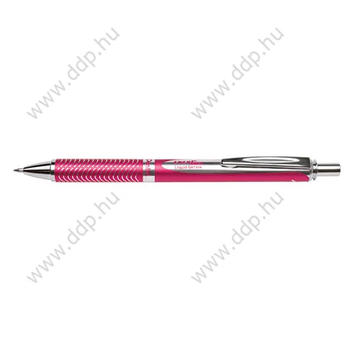 Rollerirón Pentel Energel prémium fém piros test/kék tinta 0.35mm BL407B-A zseléstoll