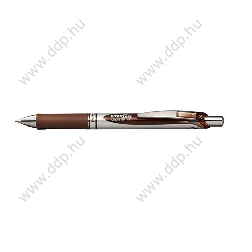 Rollerirón zseléstoll Pentel EnerGel BL77 barna