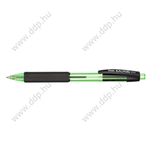 Golyósirón Pentel BK457 Kachiri 0,35mm háromszög fogózóna zöld golyóstoll