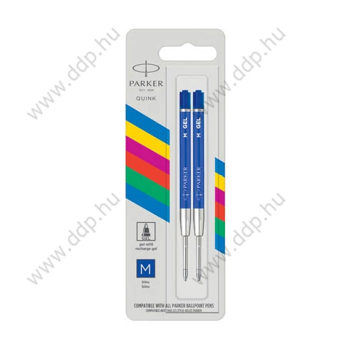 Rollerirón betét PARKER ROYAL gél economy kék M 2db/csomag 2136210 zseléstollhoz