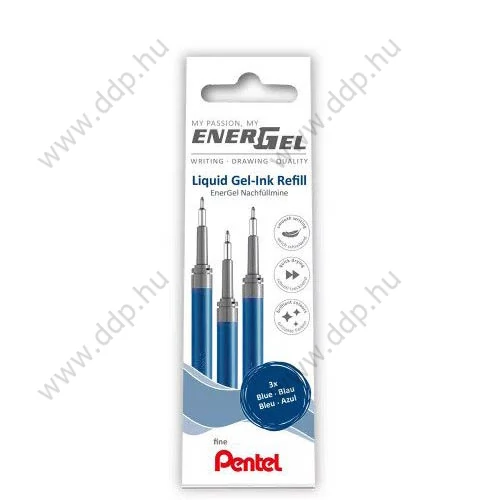 Rollerirón betét Pentel EnerGel 3db-os tűhegyű 0.25 mm LRN5-3C zseléstollhoz