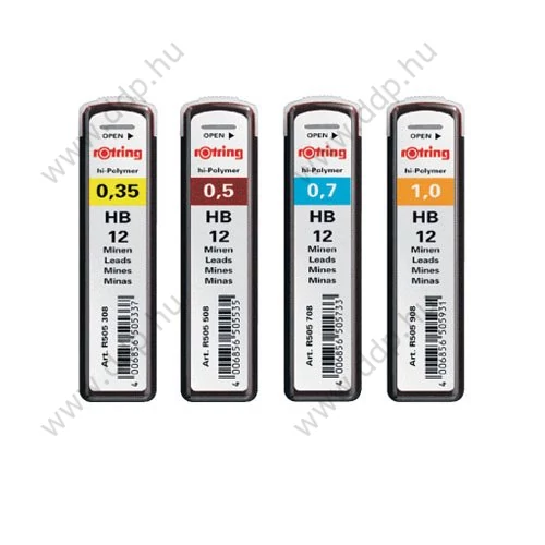 Irónbél 0,5mm HB Rotring R505508 Nyomósirón betét -NRR0312650-