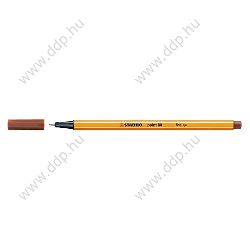 Tűfilc Stabilo point 88 0,4mm sötét barna