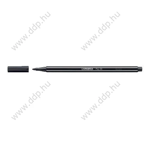 Rostirón Stabilo Pen 68 fekete filctoll -68/46-