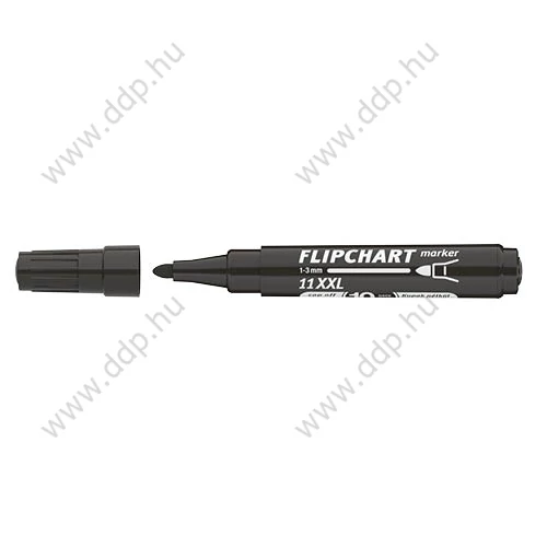Flipchart marker ICO Artip 11 XXL fekete rostirón filctoll -9580069000-