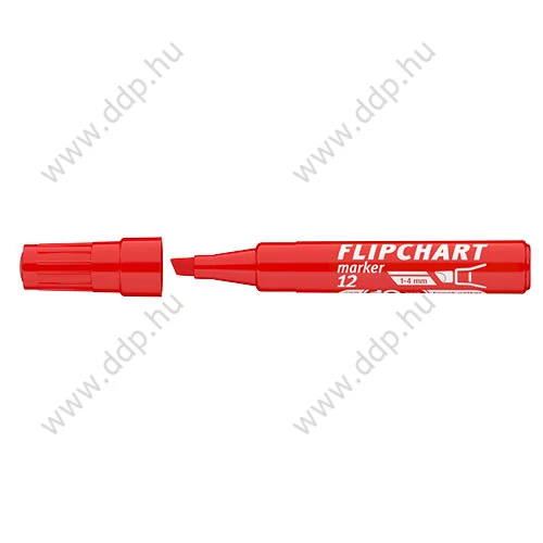 Flipchart marker ICO Artip 12 piros rostirón filctoll -9580002004-