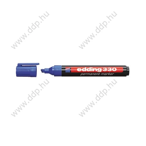 Marker permanent Edding 330 kék vágott hegyű alkoholos filc -7580018002-