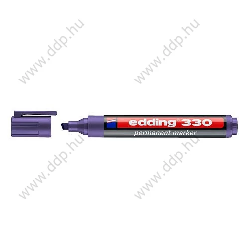 Marker permanent Edding 330 lila vágott hegyű alkoholos filc