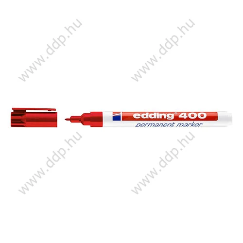 Marker permanent Edding 400 piros alkoholos filc -7580092002-