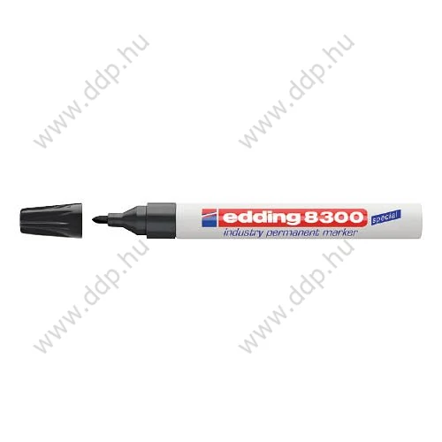 Marker permanent Edding 8300 ipari fekete -7580087001-