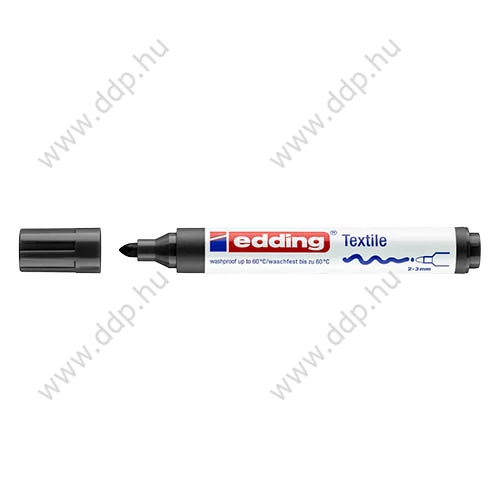 Textilmarker Edding 4500 fekete textilfilc -7580039001-