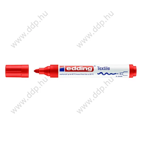 Textilmarker Edding 4500 piros textilfilc -7580039002-