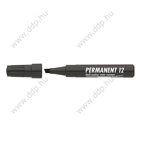 Marker permanent ICO 12 1-4mm fekete alkoholos filc -9580008007-