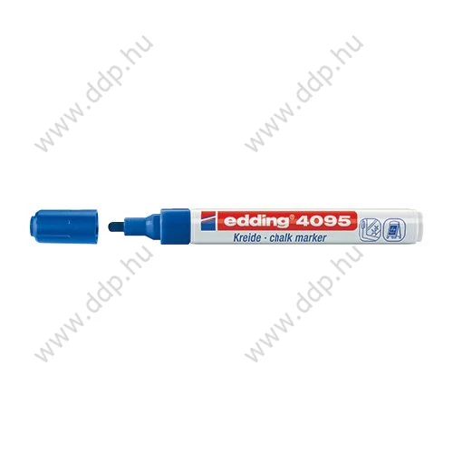 Üvegreíró marker EDDING 4095 vékony kék D10 -7580140002-