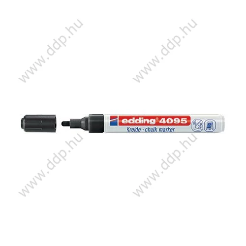 Üvegreíró marker EDDING 4095 vékony fekete D10 -7580140009-