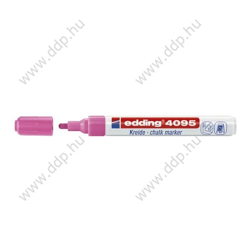 Üvegreíró marker EDDING 4095 vékony neon rózsaszín D10