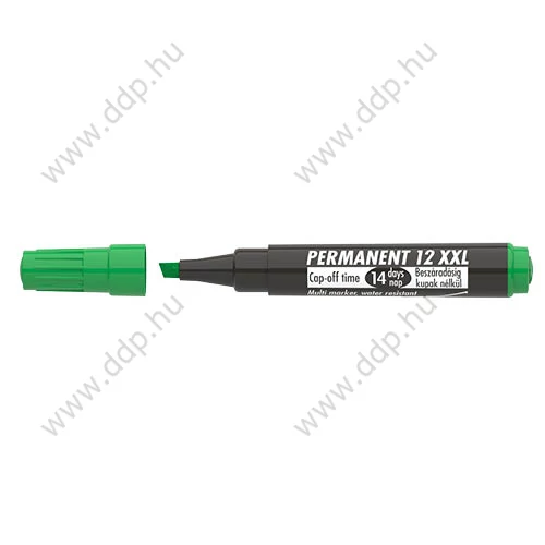 Marker permanent ICO 12 XXL zöld alkoholos filc -9580082003-