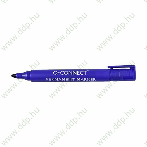 Marker permanent kerek kék alkoholos filc Q-CONNECT -KF26046-