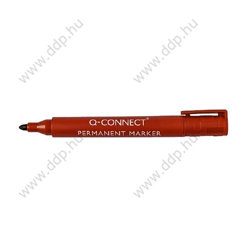 Marker permanent kerek piros alkoholos filc Q-CONNECT -KF26047-