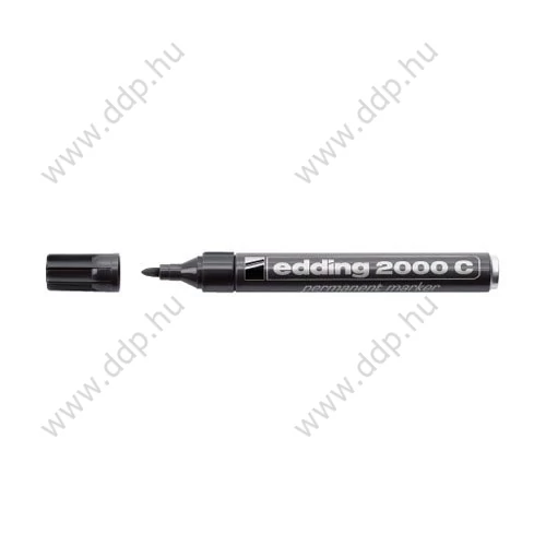 Marker permanent Edding 2000 fekete alkoholos filc -7580107001-