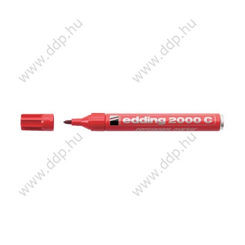 Marker permanent Edding 2000 piros alkoholos filc -7580107002-