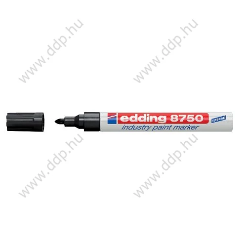 Lakkmarker EDDING 8750 IPARI fekete D10 lakkfilc -7580197001-