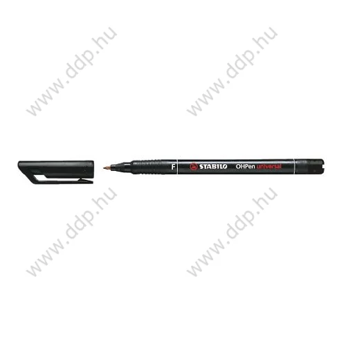 OHP marker Stabilo F 842 fekete alkoholos filc